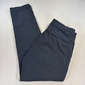 Lululemon Commission Pants Mens 32 Black Slim Golf Travel Work Commuter
